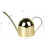 Gold Stainless Steel Watering Can 500ML