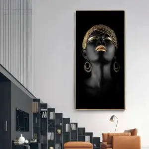 Golden Lady Canvas Art