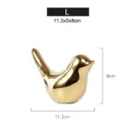 GoldenBirdFigurine Homeko6