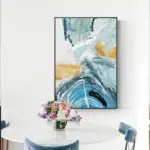 GoldenBluePaintSplash Homeko3