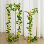 GoldenCitrus Artificial lemon garland