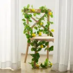 GoldenCitrus Artificial lemon garland