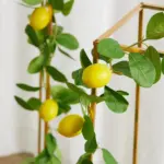 GoldenCitrus Artificial lemon garland