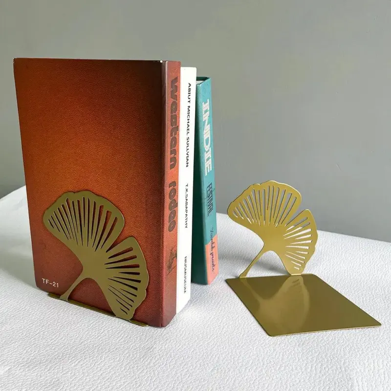 GoldenGinkgo Luxurious bookends for book lovers tag1
