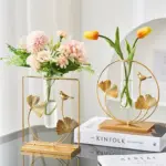 GoldenGlassTubeVase-Homeko7 GoldenGlassTubeVase Homeko7