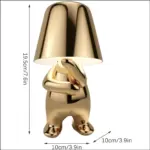 GoldenGrace EleganteGoldeneTischlampe5