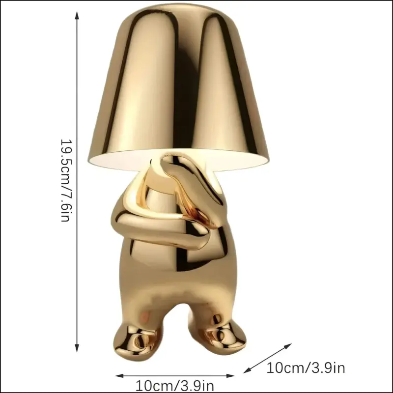 GoldenGrace EleganteGoldeneTischlampe5