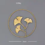 GoldenLeafWallDecor Homeko1