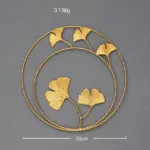GoldenLeafWallDecor Homeko12