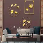 GoldenLeafWallDecor Homeko3
