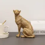 GoldenLeopardFigurines Homeko2