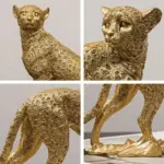 GoldenLeopardFigurines Homeko8