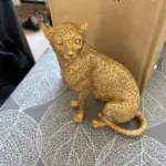 GoldenLeopardFigurines Homeko9