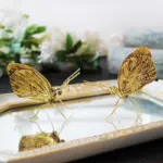 GoldenMetalButterflyOrnament Homeko3
