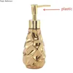 Golden Ceramic Bathroom Ensemble
