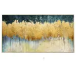 Golden Coins Tree Wall Canvas Art