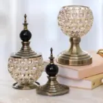 Golden_Crystal_Glass_Storage_with_Cover_-_-4196773 Golden Crystal Glass Storage with Cover