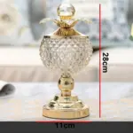 Golden_Crystal_Glass_Storage_with_Cover_-_-4196784 Golden Crystal Glass Storage with Cover