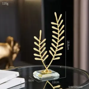 Golden Desk Decor