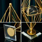 Golden Desk Decor tag1