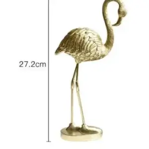 Golden Flamingo Ornament - 