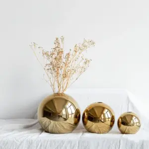 Golden Globe Vase
