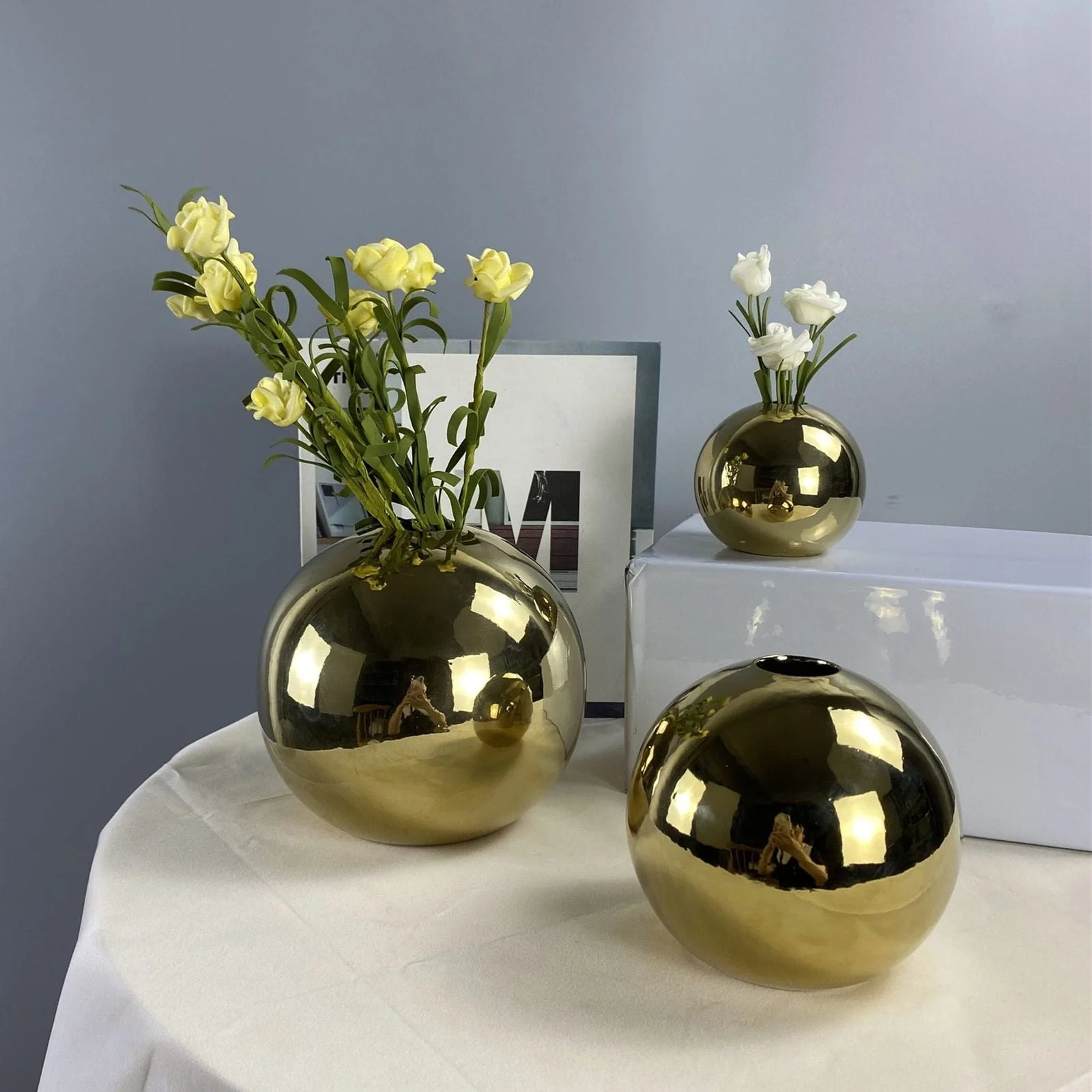 Golden Globe Vase -  - #tag1#