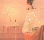Golden Leaf Tree Lamp