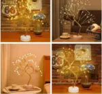Golden Leaf Tree Lamp