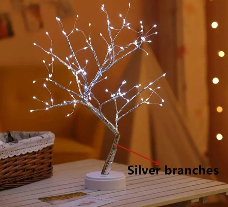 Golden Leaf Tree Lamp -