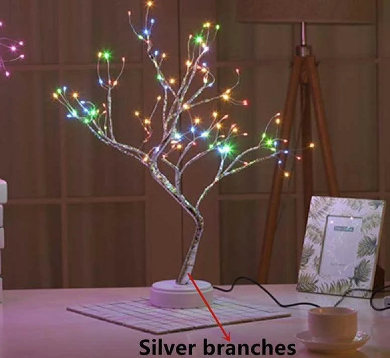 Golden Leaf Tree Lamp -