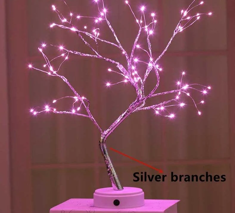 Golden Leaf Tree Lamp -