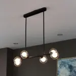 Golden Lighting Nordic Contemporary Pendant Glass Chandelier Hanging Lamp Dining Decor
