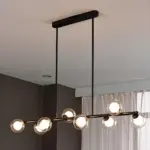 Golden Lighting Nordic Contemporary Pendant Glass Chandelier Hanging Lamp Dining Decor