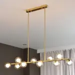 Golden Lighting Nordic Contemporary Pendant Glass Chandelier Hanging Lamp Dining Decor