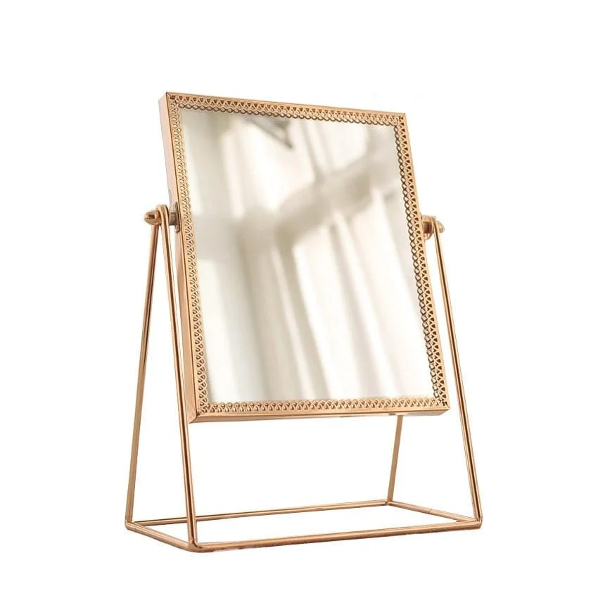 Golden Makeup Mirror -  - #tag1#