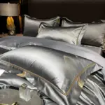 Golden Mist Duvet Cover Set Egyptian Cotton tag1