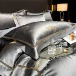 Golden Mist Duvet Cover Set Egyptian Cotton tag1
