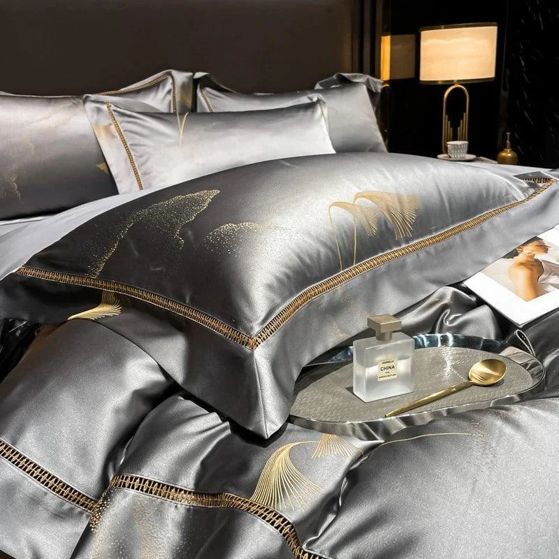 Golden Mist Duvet Cover Set - Egyptian Cotton -  - #tag1#