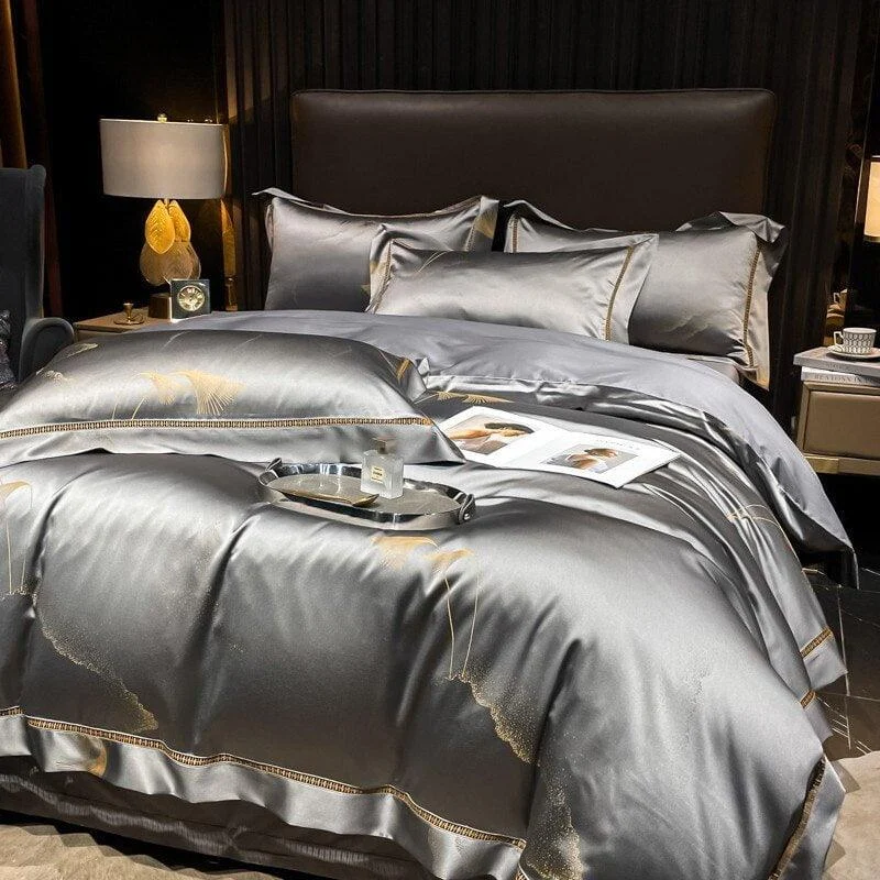 Golden Mist Duvet Cover Set - Egyptian Cotton -  - #tag1#