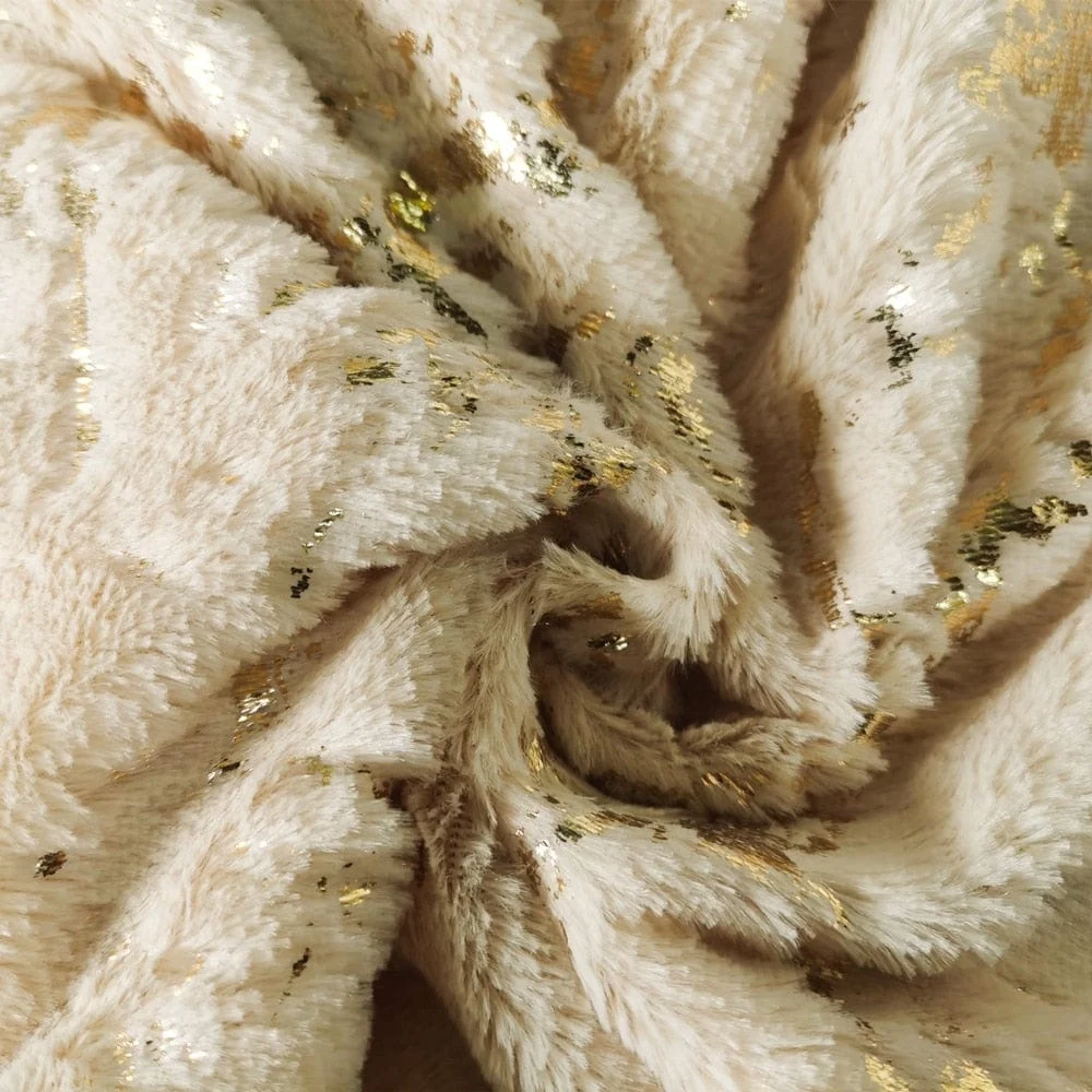 Golden Plush Pillow Cover -  - #tag1#