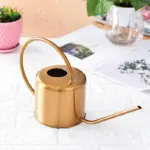 Golden Stainless Steel Watering Can