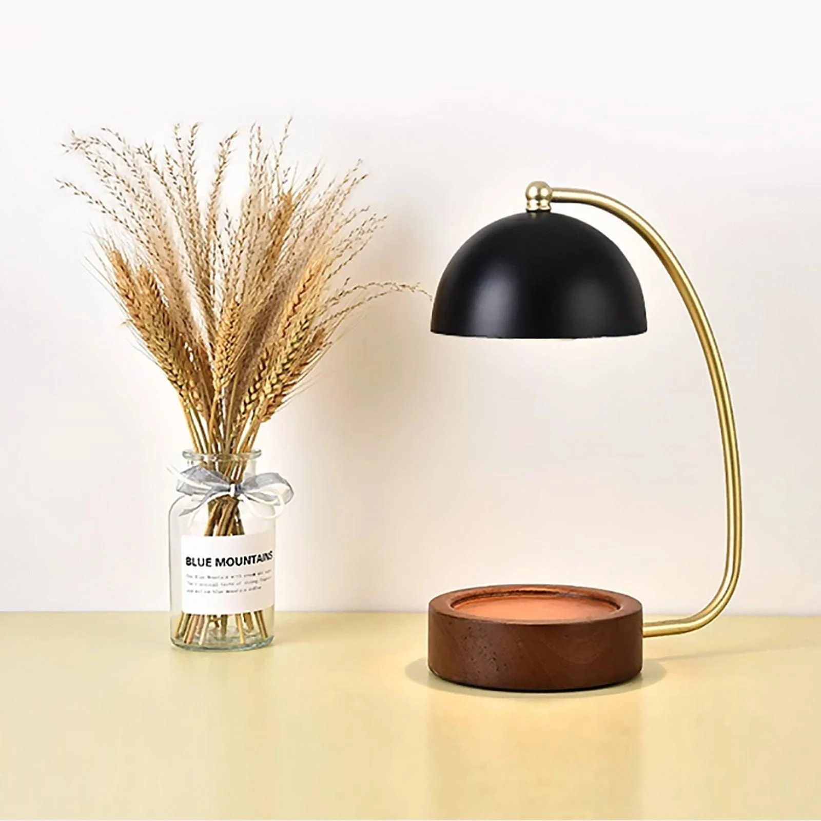 Golden Stand Dome Candle Warmer -