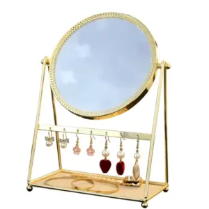 Golden Storage Mirror