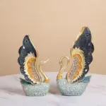 Golden Swan Figurine