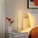Golden Table Lamp with Minimalist Design tag1