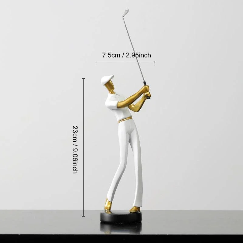 Golfer Decorative Figurine -