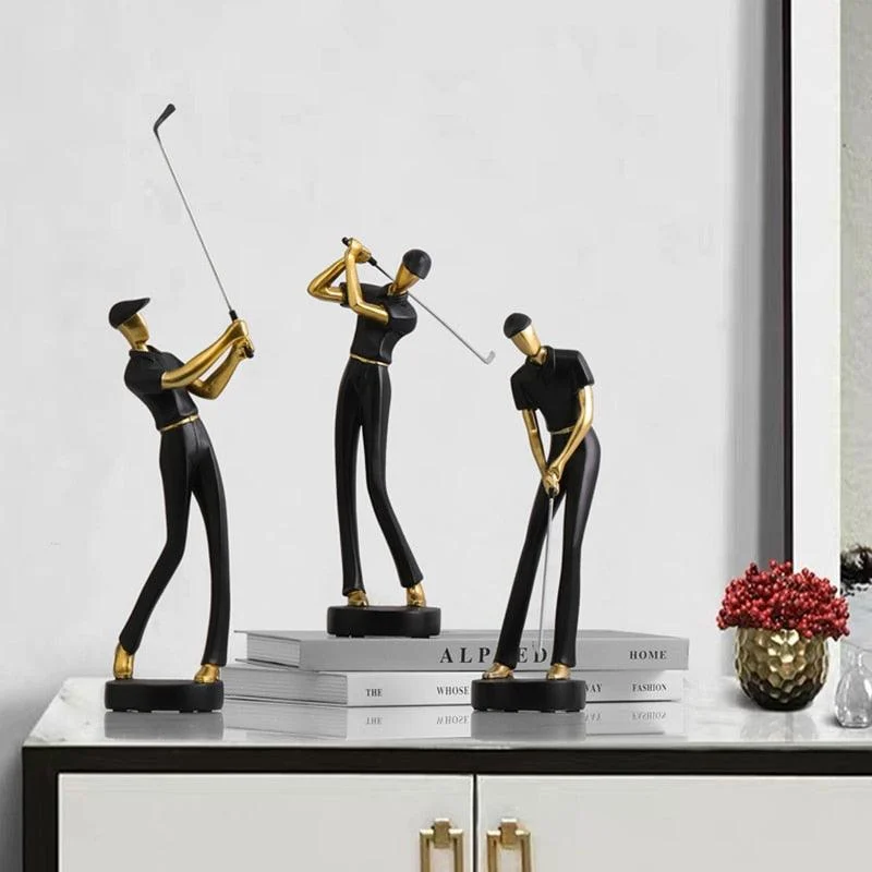 Golfer Decorative Figurine -