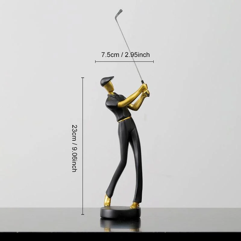 Golfer Decorative Figurine -