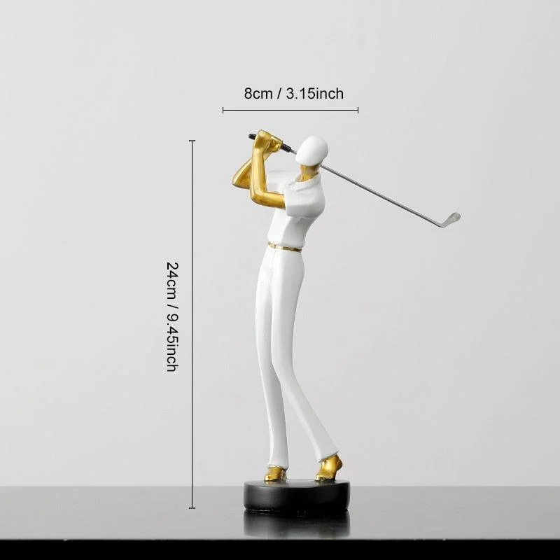 Golfer Decorative Figurine -